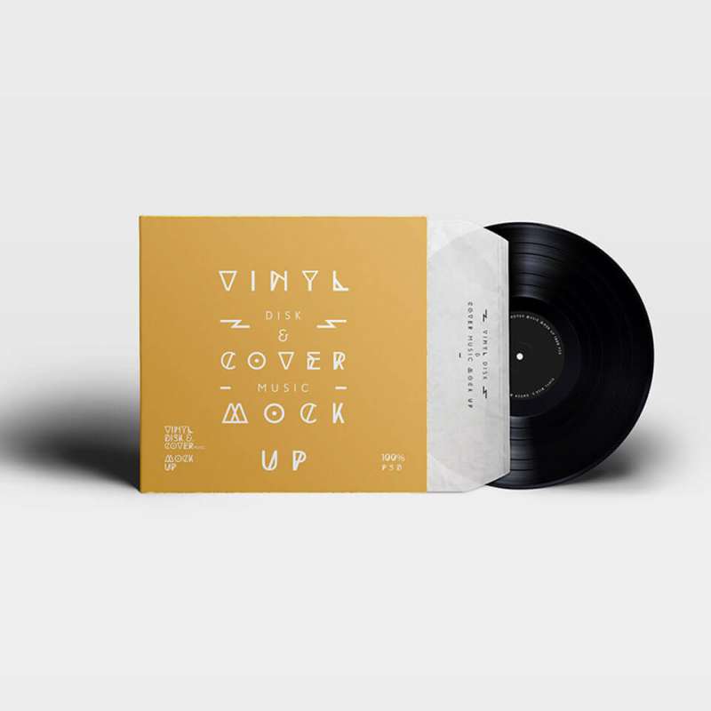 Vinyl-Record-and-Cover-Presentation-Mock-up